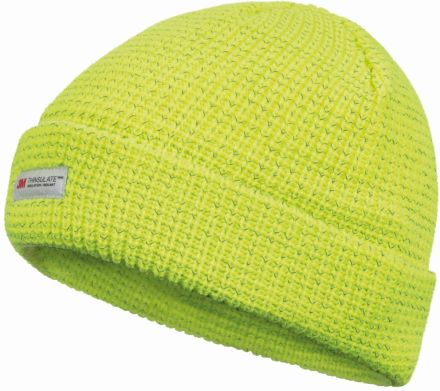 CLEEVE RFLX pletená čepice žlutá