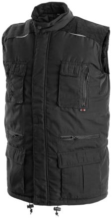 OHIO zimní vesta černá