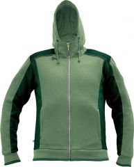 DAYBORO mikina mechově zelená/černá