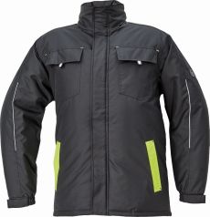 MAX VIVO parka černá/žlutá
