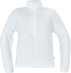 BHADRA fleecová bunda bílá