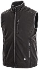 TOPEKA vesta softshell černá