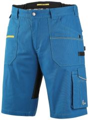 STRETCH pánské šortky středně modré/černé