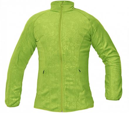 YOWIE zelená fleecová bunda