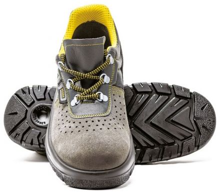 ERGON LAMBDA S1 polobotka bezpečnostní - šedá/žlutá