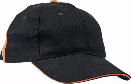 KNOXFIELD kšiltovka černá/oranžová