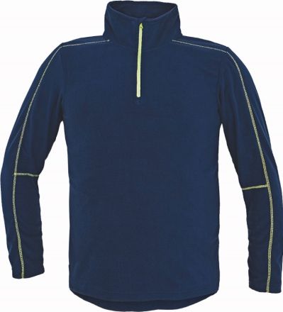 WELBURN fleecová bunda tmavě modrá