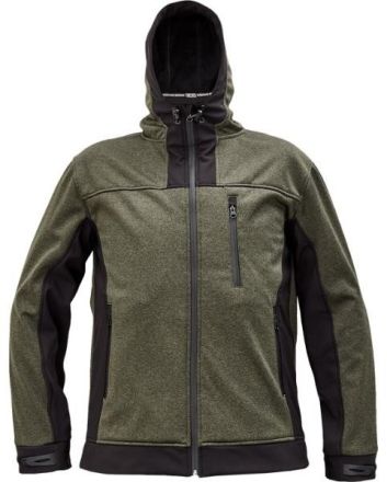 HUYER softshellová bunda olivová