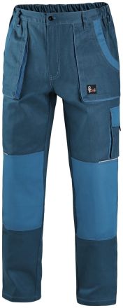 LUXY JOSEF kalhoty do pasu petrol/petrolová