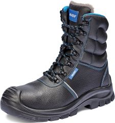 RAVEN XT S3 CI holeňová bezpečnostní obuv zateplená - černá/modrá