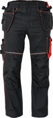 KNOXFIELD 320 kalhoty antracit/červená