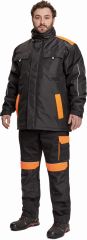 MAX VIVO parka černá/oranžová