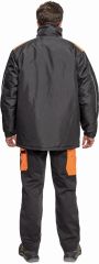 MAX VIVO parka černá/oranžová