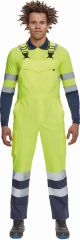 LORCA HI-VIS kalhoty s laclem žlutá/tmavě modrá