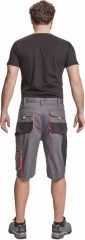 CARL BE-01-009 šortky šedá/černá