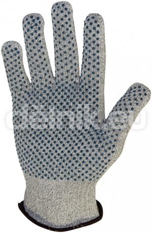 CROPPER DOT Pracovní rukavice chemické vlákna s PVC terčíky
