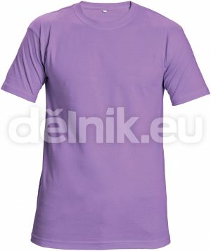 TEESTA tričko s krátkým rukávem, světle fialové