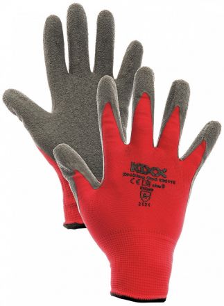 ROCKING RED nylonové rukavice