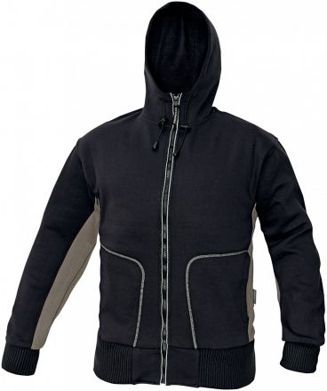 STANMORE hnědá mikina s kapucí