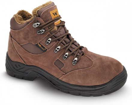 SAN MARINO 3170-O1W kotníková pracovní obuv - kožená v kombinaci s textilem, zateplená