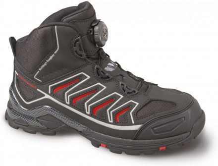 OMAHA 6120-S1P kotníková bezpečnostní obuv - kožená v kombinaci s textilem