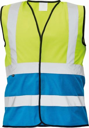 LYNX DUO vesta žlutá/modrá