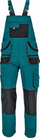 HANS kalhoty s laclem zelená/antracit