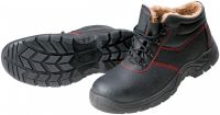 MAINZ SC-03-002 S1 kotníková bezpečnostní obuv zateplená - černá/červená