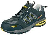 TOOLIK S1P HRO polobotka bezpečnostní - černá/žlutá