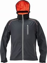 KNOXFIELD softshellová bunda antracit/oranžová
