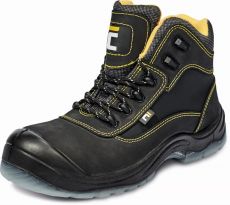 BK TPU S3 kotníková bezpečnostní obuv - černá/žlutá