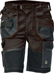 DAYBORO šortky tmavě hnědá/hnědá