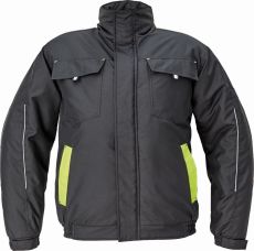 MAX VIVO pilot bunda černá/žlutá