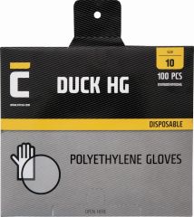 DUCK HG rukavice jednorázové - polyethylen