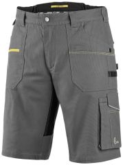 STRETCH pánské šortky středně šedo/černé